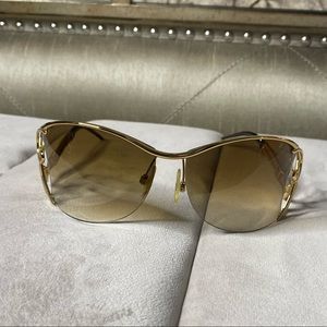 Roberto Cavalli gold sunglasses